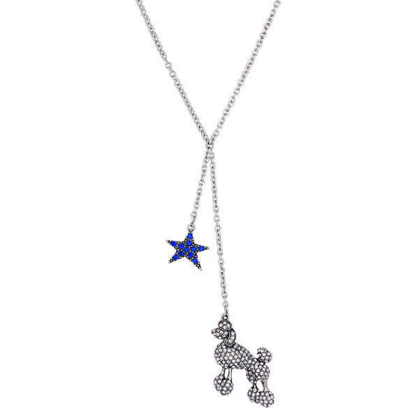 *CRESA - Poodle Lariat Necklace