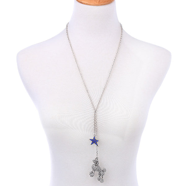*CRESA - Poodle Lariat Necklace