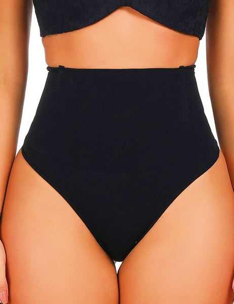 seamless-contour-tummy-control-thong-black