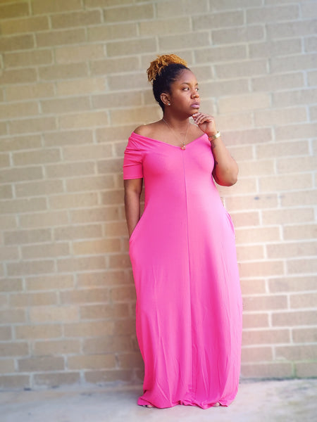 LAUREN - Jersey Maxi Dress