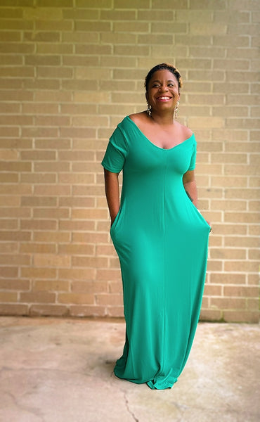 LAUREN - Jersey Maxi Dress