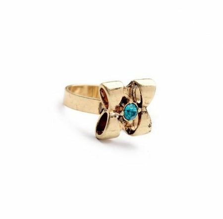FIONA - Turquoise Bar Stackable Ring
