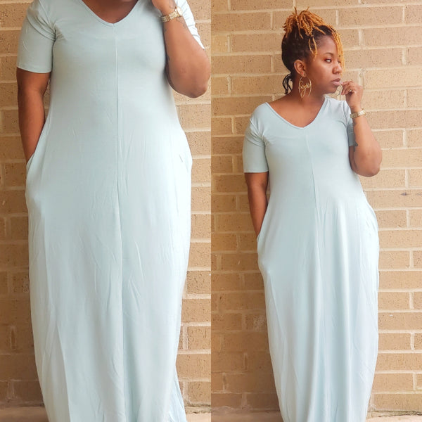 LAUREN - Jersey Maxi Dress