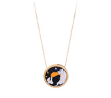 HALEY - Abstract Marble Pendant Necklace