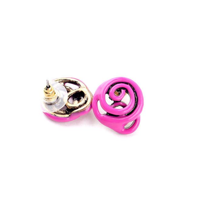 BRYNN - Abstract Rose Studs