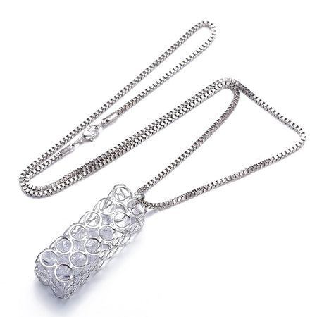 KARINA - Layered Resin Rock Necklace
