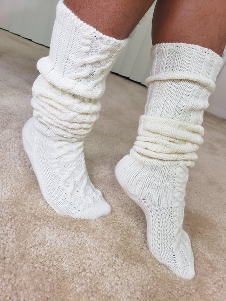 COZY - Cable Knit Socks