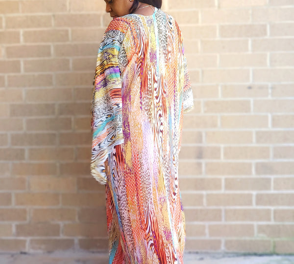 MADELYN - Animal Oversized Kimono