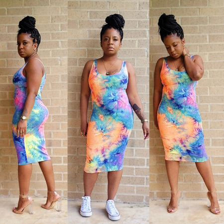 PSYCHEDELIC DREAM - Oversized Maxi Dress