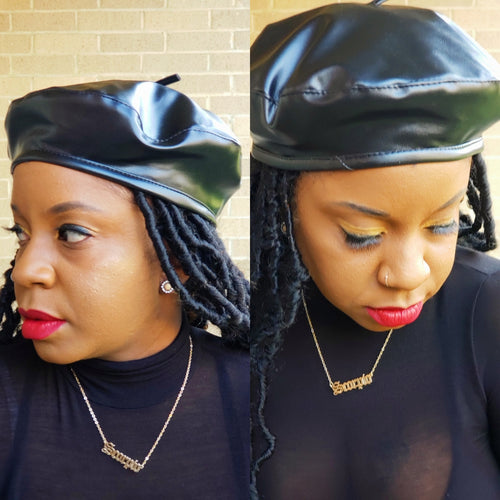 TAMTAM - Faux Leather Beret