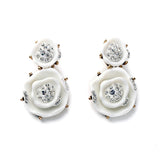 AVIA - 3D Rose Pendant Earrings