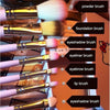 HELLO KITTY 7 pc Makeup Brush Kit w/ Tin Case